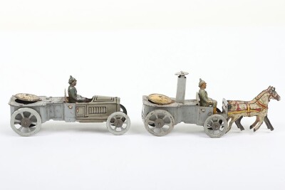 Two Meier Army tinplate Field Kitchen Penny Toys - 3