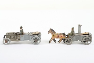 Two Meier Army tinplate Field Kitchen Penny Toys - 4