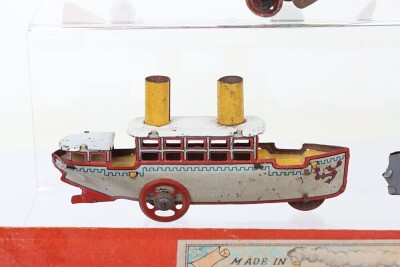 Trains and Ships tinplate Penny Toys - 3