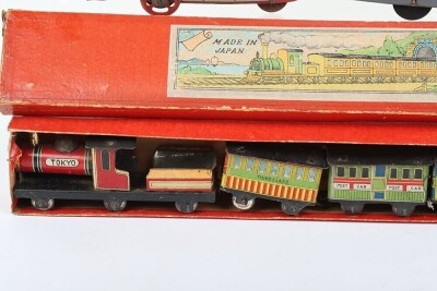 Trains and Ships tinplate Penny Toys - 4
