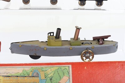 Trains and Ships tinplate Penny Toys - 6