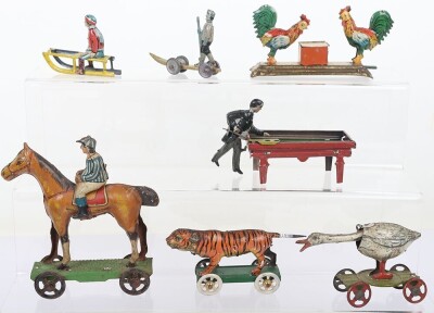 Collection of various tinplate Penny Toys - 5