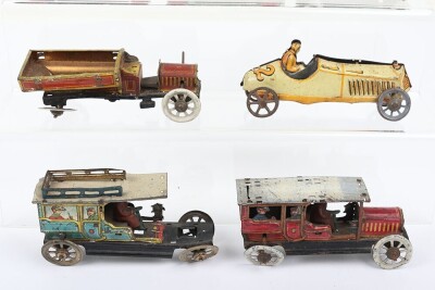 Collection of tinplate Motor Vehicle Penny Toys - 3