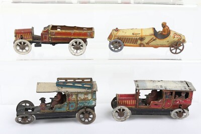 Collection of tinplate Motor Vehicle Penny Toys - 6
