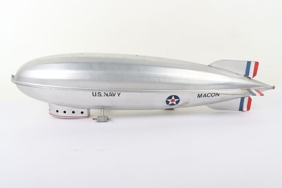 Large tinplate model of a US Navy Airship MACON