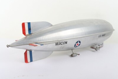 Large tinplate model of a US Navy Airship MACON - 8
