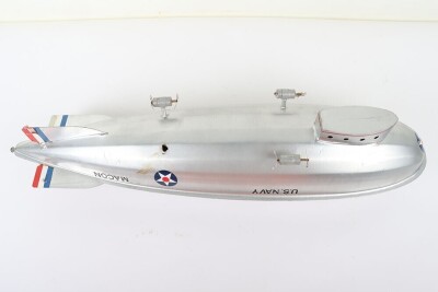 Large tinplate model of a US Navy Airship MACON - 9