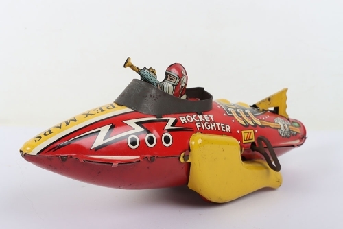 Marx (Great Britain tinplate clockwork Rocket Fighter, circa 1950
