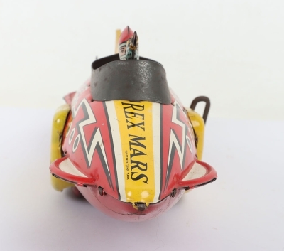 Marx (Great Britain tinplate clockwork Rocket Fighter, circa 1950 - 3