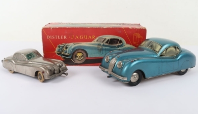 Distler (Germany) Electromatic 7600 Tinplate model of a Jaguar XK120