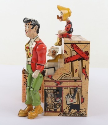 Unique Art Manufacturing Co (USA) Tinplate Clockwork LI&rsquo;L Abner and His Dogpatch Band - 13