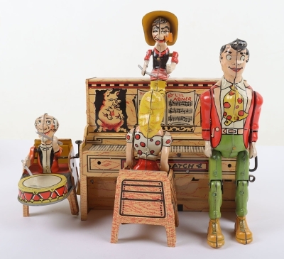 Unique Art Manufacturing Co (USA) Tinplate Clockwork LI&rsquo;L Abner and His Dogpatch Band - 2
