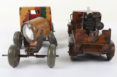 Mettoy Tinplate Military Searchlight Lorry - 4