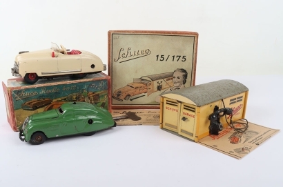 Schuco Set 15/175, contains: Kommando Anno 2000 tinplate car