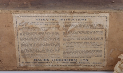 Rare boxed SM1090 Mamod for Malins (Engineers Ltd) &lsquo;Conqueror&rsquo; model electric Yacht/Boat - 4