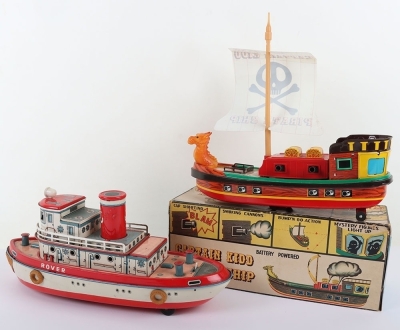 Yonezawa (Japan) Captain Kidd Pirate Ship - 2