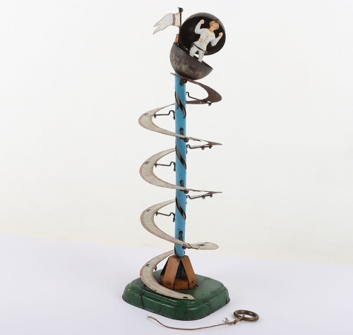 A Fernand Martin Mysterous Ball, 1906 French lithographed tin toy