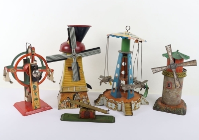 Five Miscellaneous Tinplate Toy