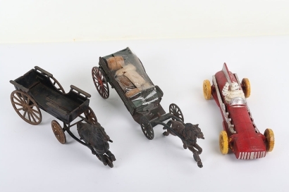 Three USA Cast Iron Toys