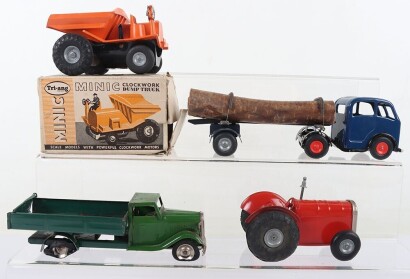 Tri-ang Minic Commercials and Construction vehicles,