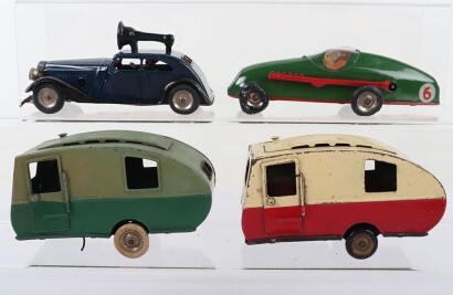 Tri-ang Minic cars and caravans