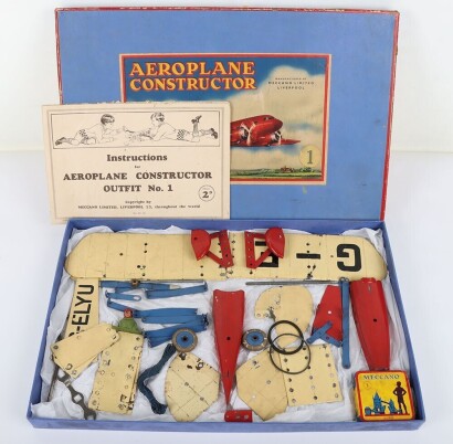 Meccano boxed No.1 Aeroplane constructors outfit