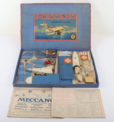Meccano Export Market Aeroplane Constructor outfit No.11, 1930