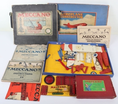 Meccano No.1 Aeroplane constructors outfit, boxed set