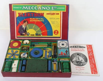 Meccano No.2 Elektron Experiments set, 1930s