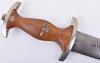 Rare Third Reich SA 1935 Shooting Prize Dress Dagger by E P & S Solingen - 3