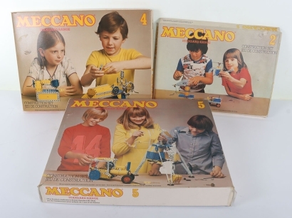 Five Meccano Outfits, 1970s