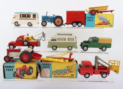 Three Boxed Vintage Corgi Toys Farm Models