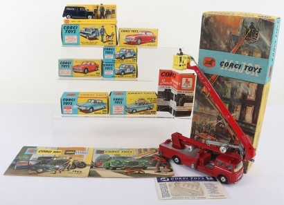 Six Vintage Corgi Toys Original empty Boxes