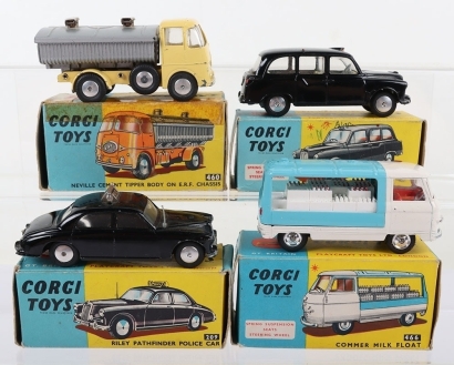 Four Boxed Vintage Corgi Toys Models