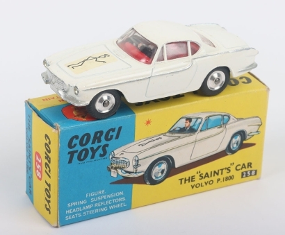 Vintage Corgi Toys boxed 258 The Saints Volvo P.1800