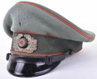 WW2 German Artillery NCO’s Peaked Cap