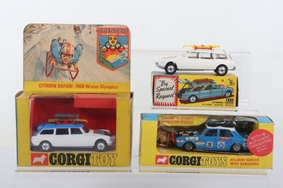 Three boxed Vintage Corgi Toys cars