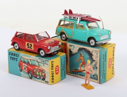 Vintage Corgi Toys 321 Monte Carlo B.M.C Mini-Cooper S