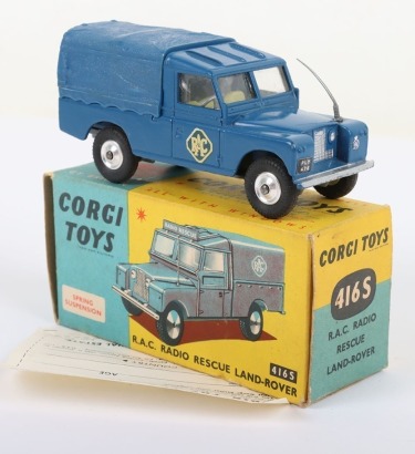 Vintage Corgi Toys 416S R.A.C. Radio Rescue Land-Rover