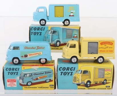 Vintage Corgi Toys boxed Delivery vans
