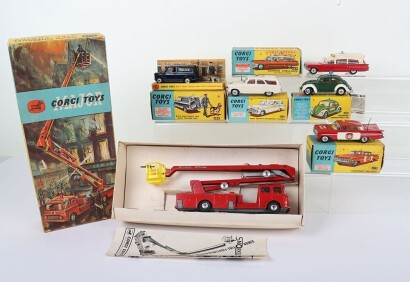 Six Boxed Vintage Corgi Toys Emergency Vehicles