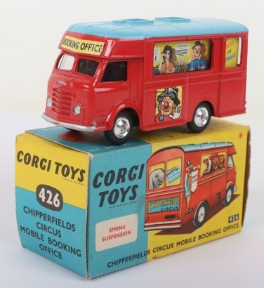 Vintage Corgi Toys boxed 426 Chipperfields Circus Mobile Booking Office