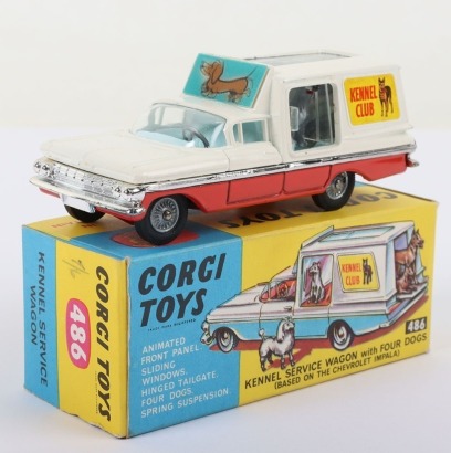 Vintage Corgi Toys 486 Kennel Service Wagon Chevrolet Impala