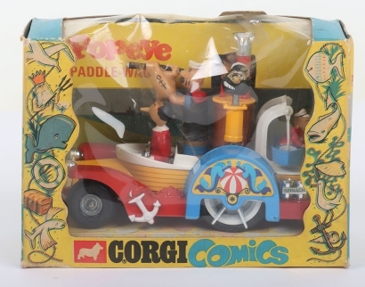Vintage Corgi Toys boxed 802 Popeye Paddle-Wagon