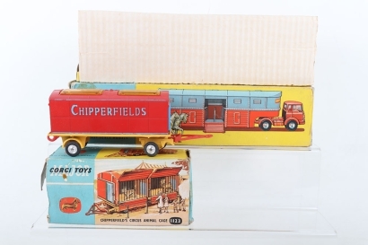 Vintage Corgi Major Toys 1130 Chipperfield&rsquo;s Circus Horse Transporter with Horses