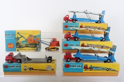 Vintage Corgi Major Toys boxed Bedford Carrimore Transporters