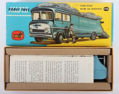 Vintage Corgi Toys boxed 1126 Ecurie Ecosse Racing Car transporter