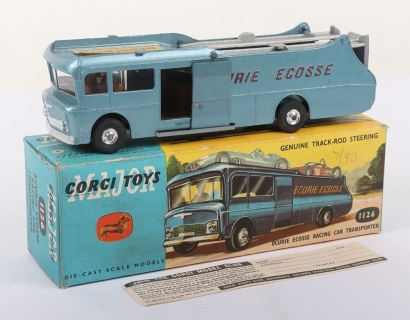Vintage Corgi Toys boxed 1126 Ecurie Ecosse Racing Car transporter