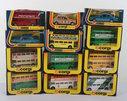 Corgi Toys boxed cars and buses