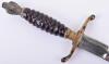 Scarce WW2 Axis Forces Yugoslavian Army Officers Dress Dagger - 4